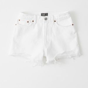 Abercrombie and Fitch distressed jean shorts